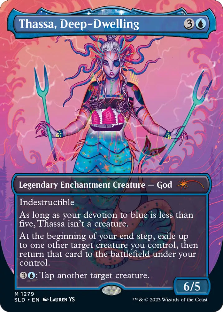 Thassa Deep-Dwelling (Borderless) [Secret Lair Drop Series] - MTG Single