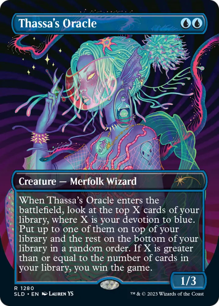 Thassa’s Oracle (Borderless) [Secret Lair Drop Series] - MTG Single