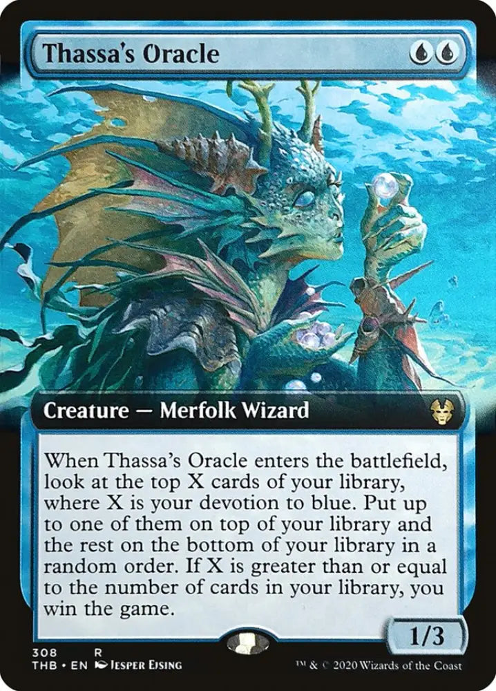 Thassa’s Oracle (Extended Art) [Theros Beyond Death] - MTG Single