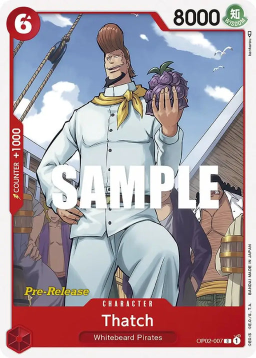 Thatch (OP02-007) [Paramount War Pre-Release Cards]