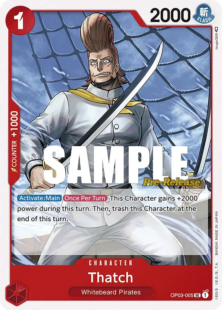 Thatch (OP03-005) [Pillars of Strength Pre-Release Cards]