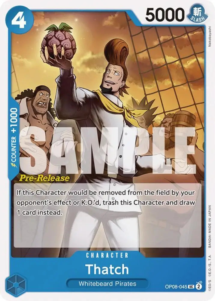 Thatch (OP08-045) [Two Legends Pre-Release Cards]
