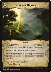 Thaumatic Compass // Spires of Orazca [Ixalan] - MTG Single