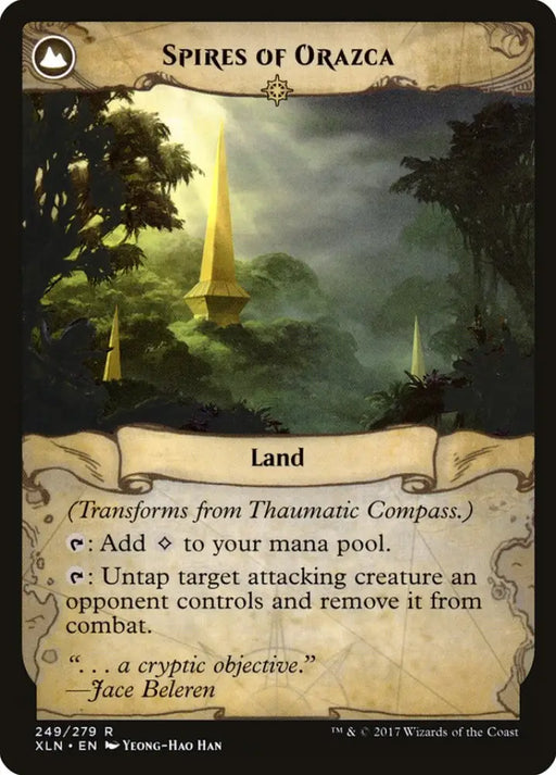 Thaumatic Compass // Spires of Orazca [Ixalan] - MTG Single