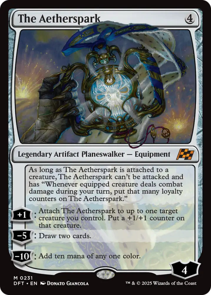 The Aetherspark [Aetherdrift] - MTG Single
