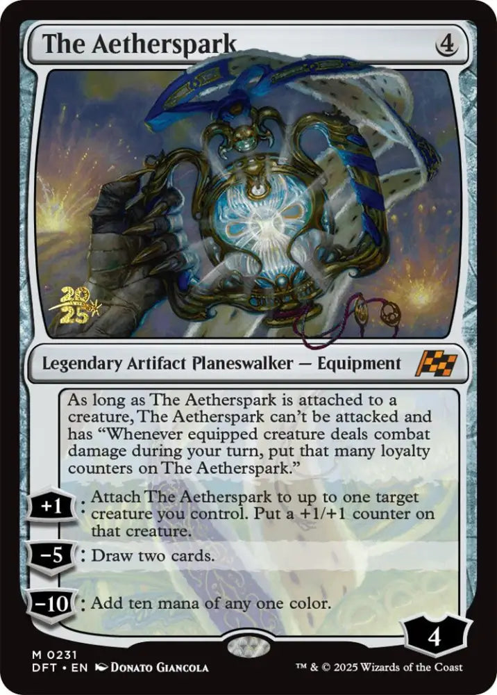 The Aetherspark [Aetherdrift Prerelease Promos] - MTG Single