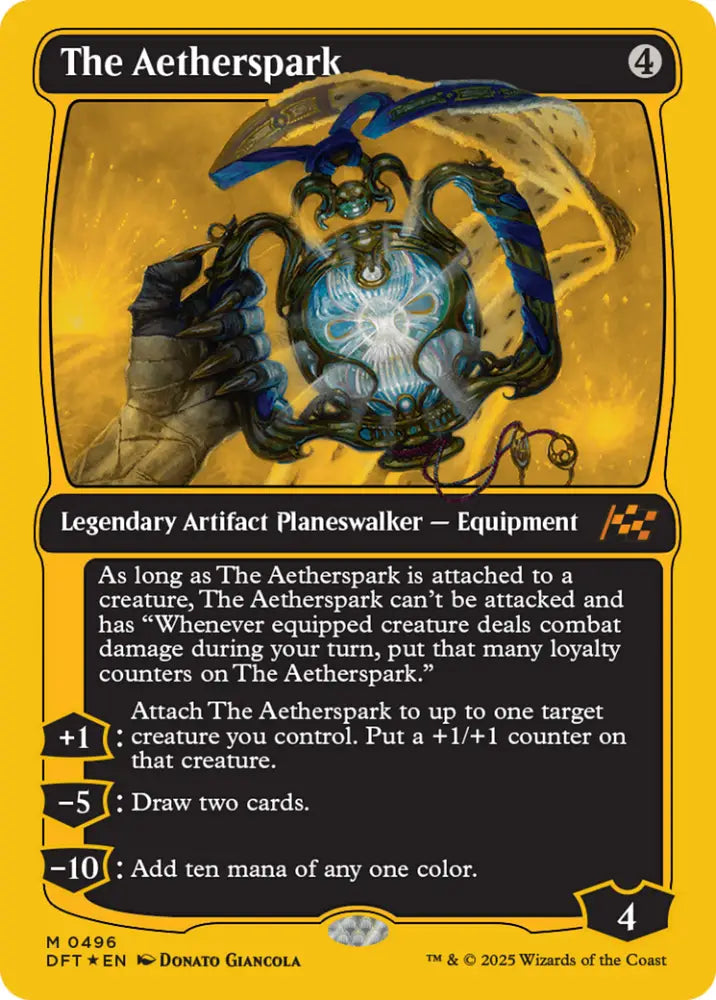 The Aetherspark (First-Place Foil) [Aetherdrift] - MTG Single