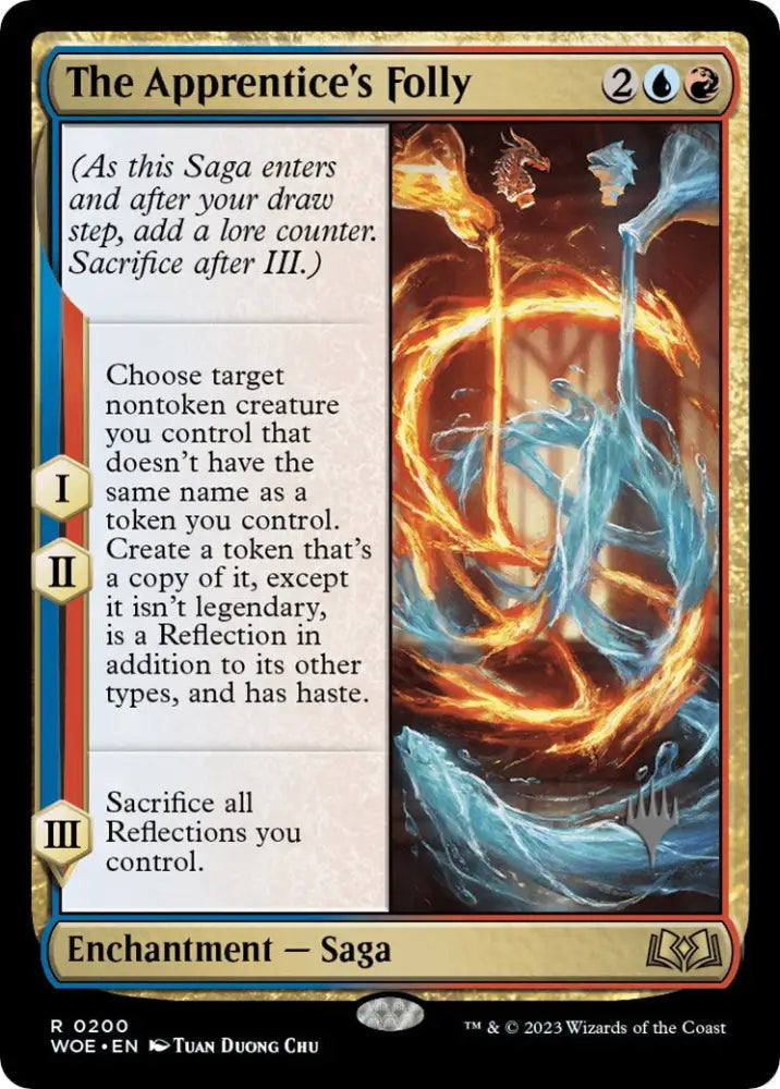 The Apprentice’s Folly (Promo Pack) [Wilds of Eldraine Promos] - MTG Single