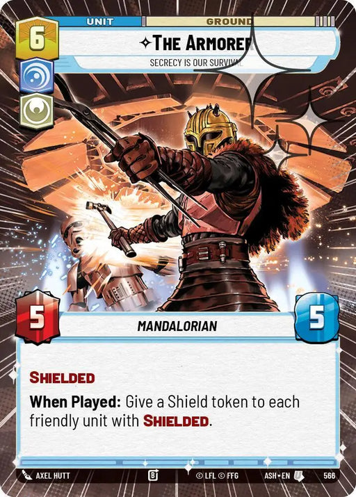 The Armorer - Secrecy is Our Survival (Hyperspace Foil) (566) [Ashes of the Empire]
