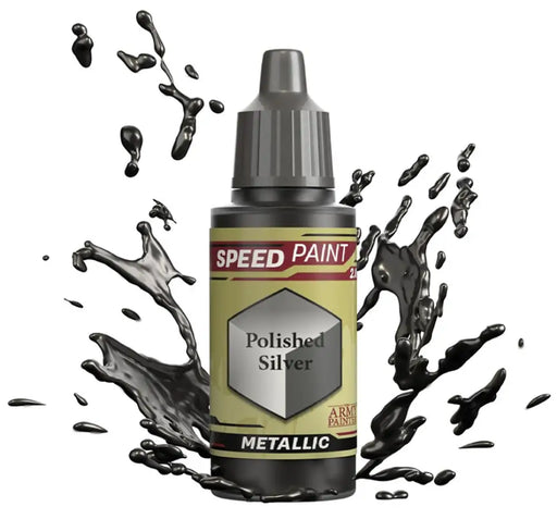 The Army Painter: Speedpaint Polished Silver 18ml - The Army Painter