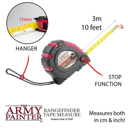 The Army Painter - Wargaming Accessories: Rangefinder Tape Measure - The Army Painter