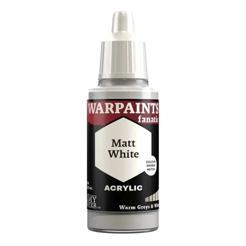 The Army Painter: Warpaints Fanatic: Matt White 18ml - The Army Painter
