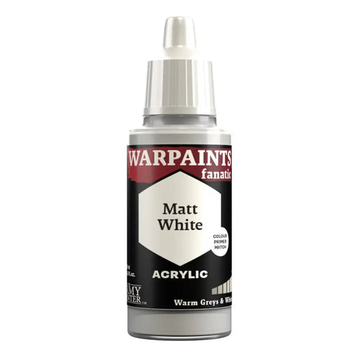 The Army Painter: Warpaints Fanatic: Matt White 18ml - The Army Painter