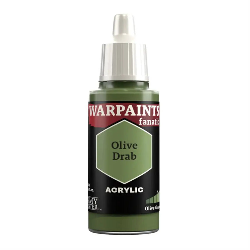 The Army Painter: Warpaints Fanatic: Olive Drab 18ml - The Army Painter