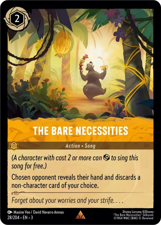 The Bare Necessities (28/204) [Into the Inklands] - Lorcana Single