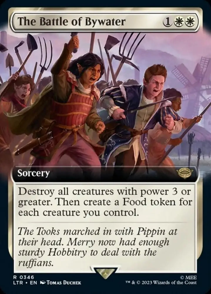 The Battle of Bywater (Extended Art) [The Lord of the Rings: Tales of Middle-Earth] - MTG Single