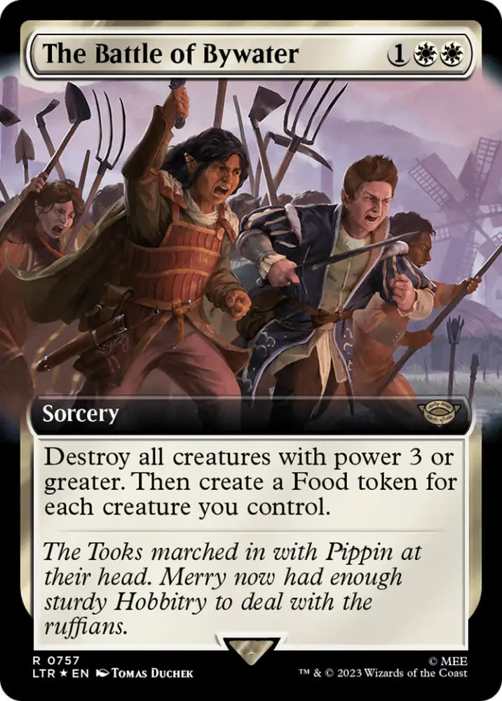 The Battle of Bywater (Extended Art) (Surge Foil) [The Lord of the Rings: Tales of Middle-Earth] - MTG Single