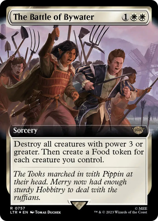 The Battle of Bywater (Extended Art) (Surge Foil) [The Lord of the Rings: Tales of Middle-Earth] - MTG Single