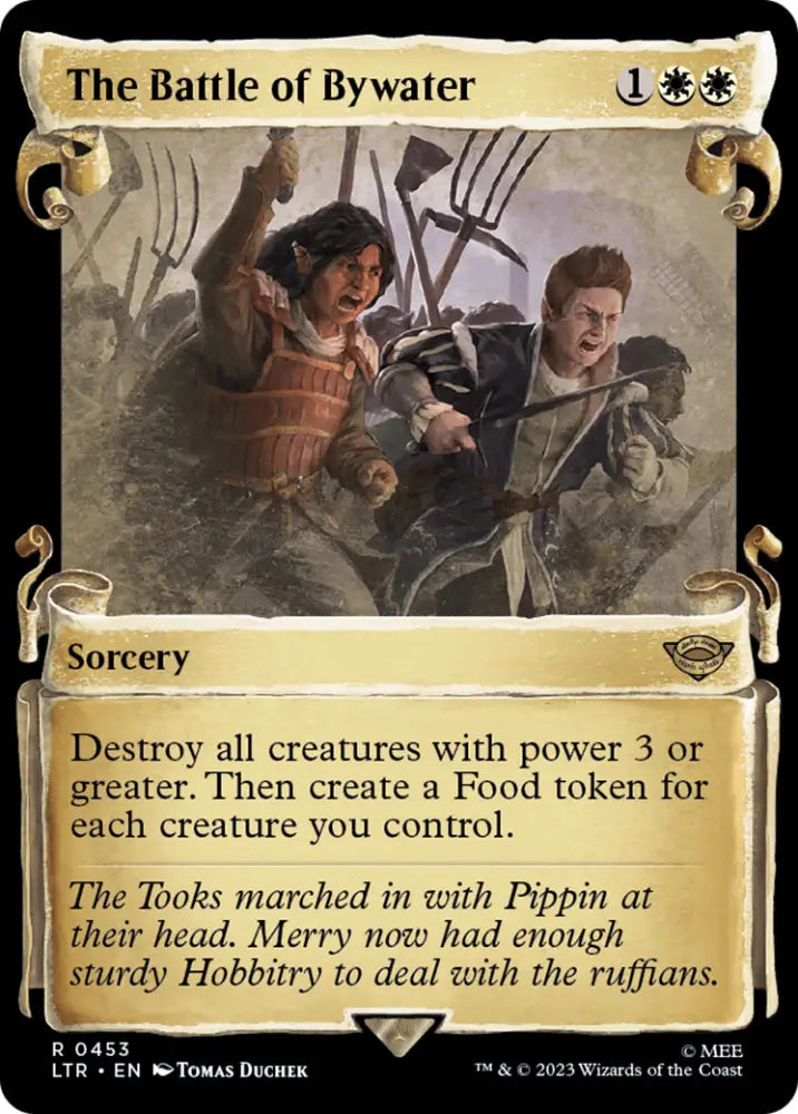 The Battle of Bywater [The Lord of the Rings: Tales of Middle-Earth Showcase Scrolls] - MTG Single