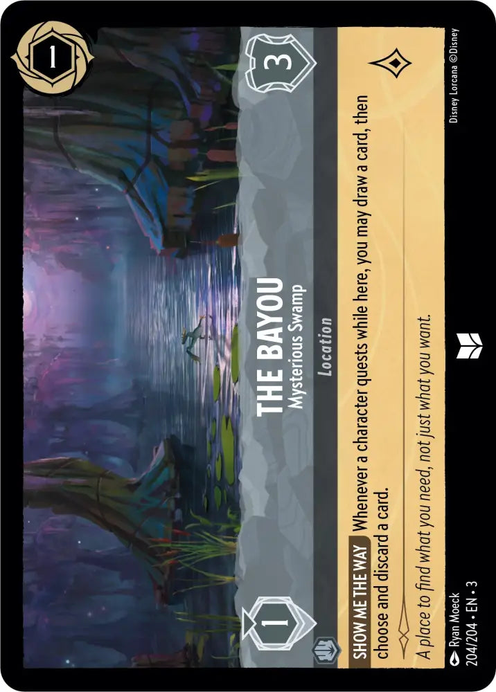 The Bayou - Mysterious Swamp (204/204) [Into the Inklands] - Lorcana Single