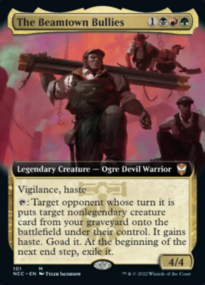 The Beamtown Bullies (Extended Art) [Streets of New Capenna Commander] - MTG Single