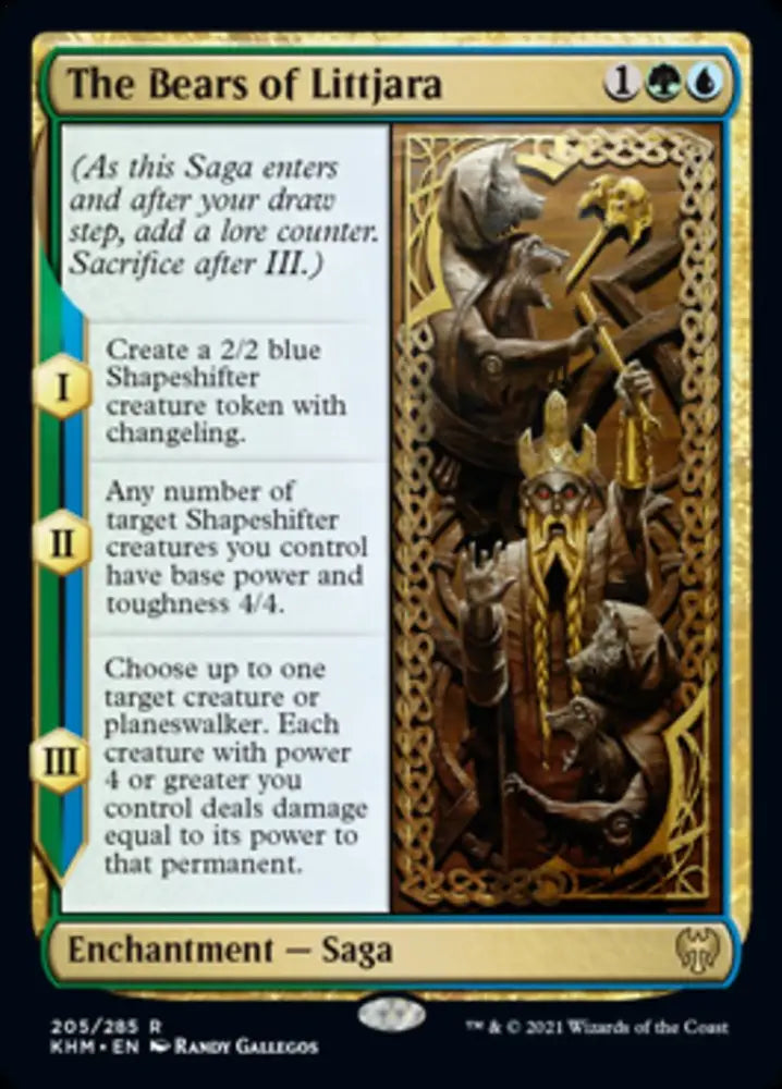 The Bears of Littjara [Kaldheim] - MTG Single