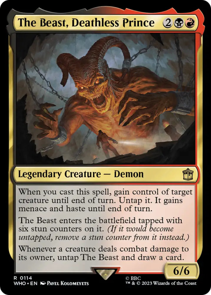 The Beast Deathless Prince [Doctor Who] - MTG Single