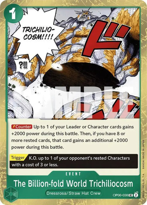 The Billion-fold World Trichiliocosm (Jolly Roger Foil) (OP06-038) [Premium Booster -The Best-]