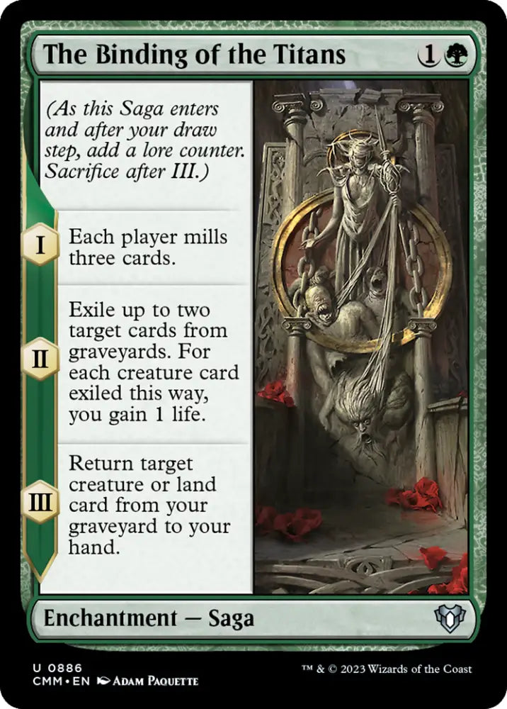 The Binding of the Titans [Commander Masters] - MTG Single