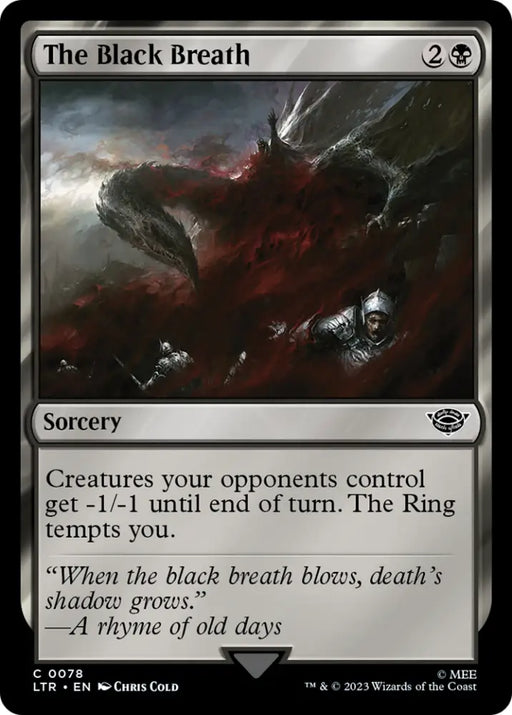 The Black Breath [The Lord of the Rings: Tales of Middle-Earth] - MTG Single