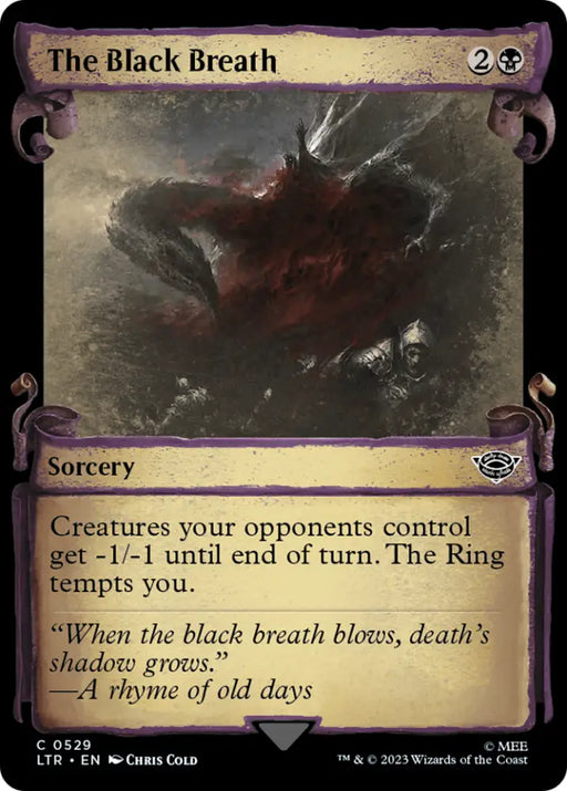 The Black Breath [The Lord of the Rings: Tales of Middle-Earth Showcase Scrolls] - MTG Single