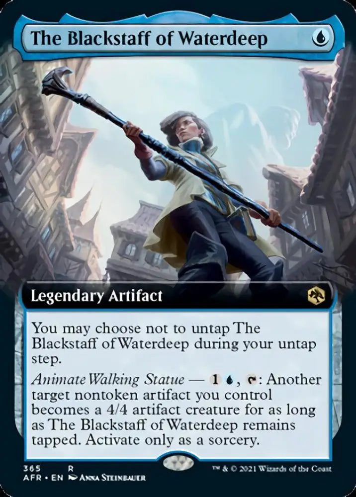 The Blackstaff of Waterdeep (Extended Art) [Dungeons & Dragons: Adventures in the Forgotten Realms] - MTG Single