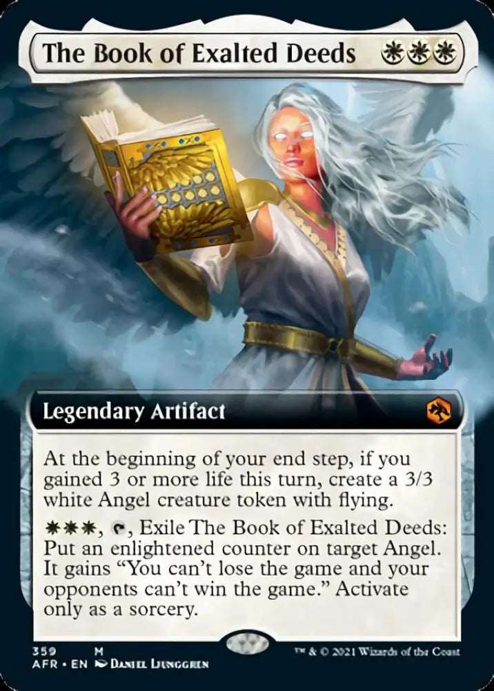 The Book of Exalted Deeds (Extended Art) [Dungeons & Dragons: Adventures in the Forgotten Realms] - MTG Single