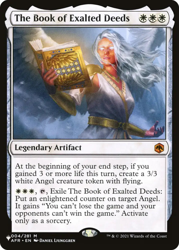 The Book of Exalted Deeds [Secret Lair: Angels] - MTG Single