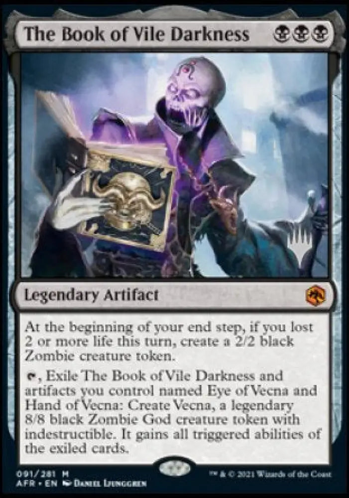 The Book of Vile Darkness (Promo Pack) [Dungeons & Dragons: Adventures in the Forgotten Realms Promos] - MTG Single