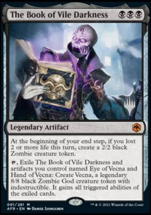 The Book of Vile Darkness (Promo Pack) [Dungeons & Dragons: Adventures in the Forgotten Realms Promos] - MTG Single