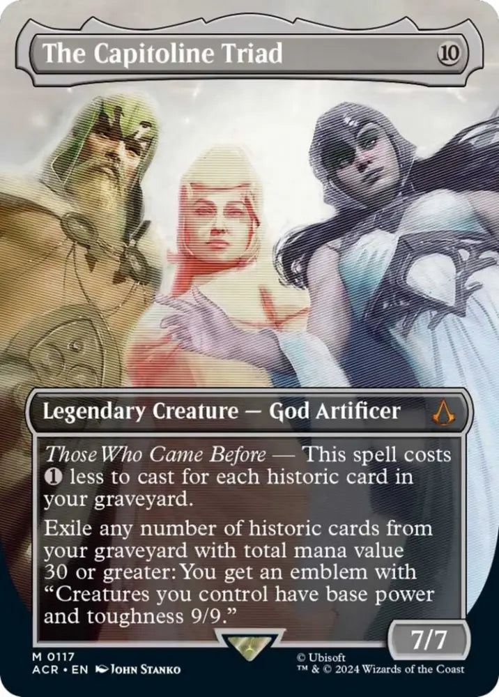 The Capitoline Triad (Showcase) [Assassin’s Creed] - MTG Single