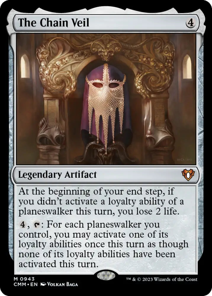 The Chain Veil [Commander Masters] - MTG Single