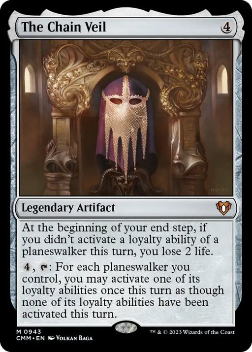 The Chain Veil [Commander Masters] - MTG Single
