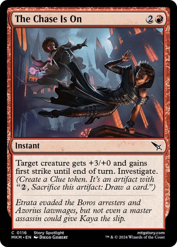 The Chase Is On [Murders at Karlov Manor] - MTG Single