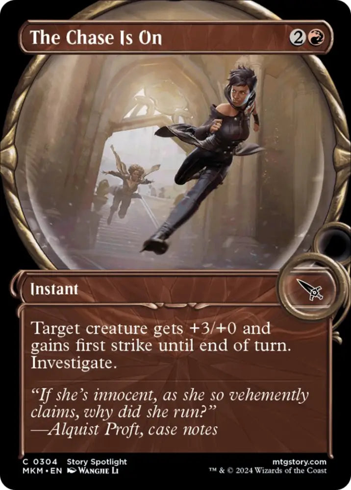 The Chase Is On (Showcase) [Murders at Karlov Manor] - MTG Single