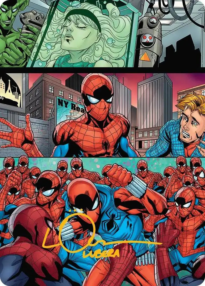 The Clone Saga Art Card (Gold-Stamped Signature) (42) [Marvel's Spider-Man Art Series]