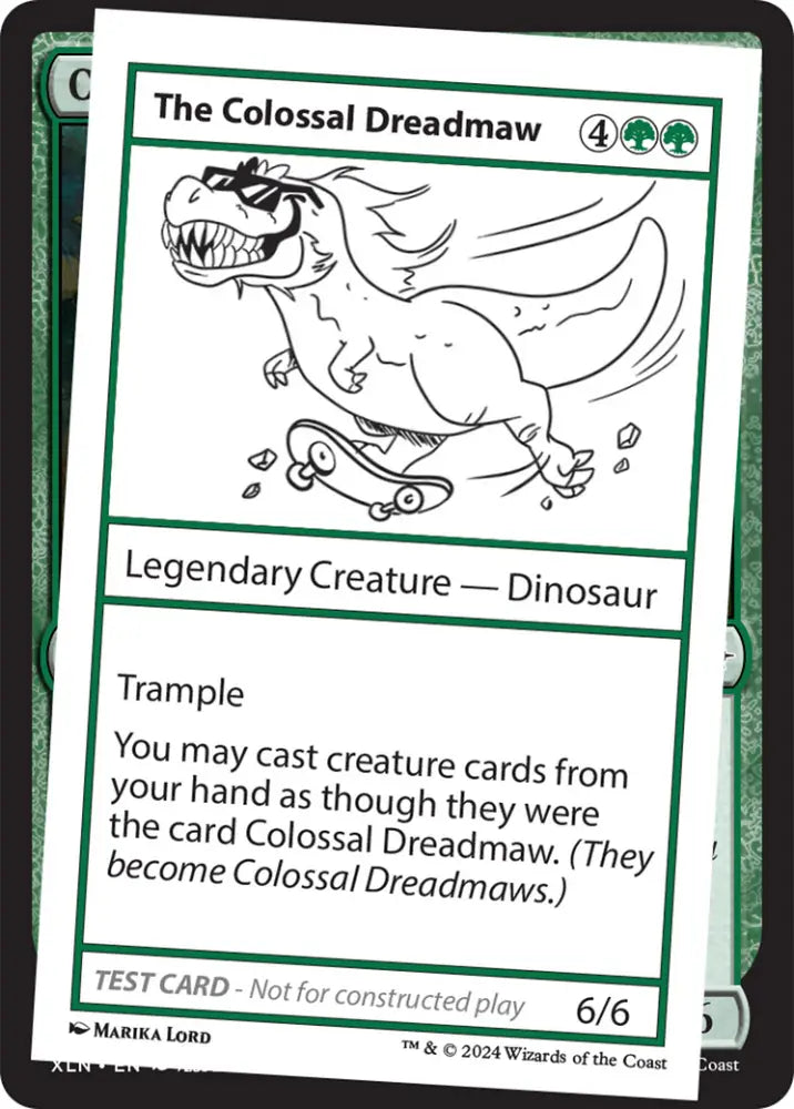 The Colossal Dreadmaw [Mystery Booster 2 Playtest Cards] - MTG Single