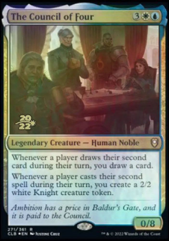 The Council of Four [Commander Legends: Battle for Baldur’s Gate Prerelease Promos] - MTG Single