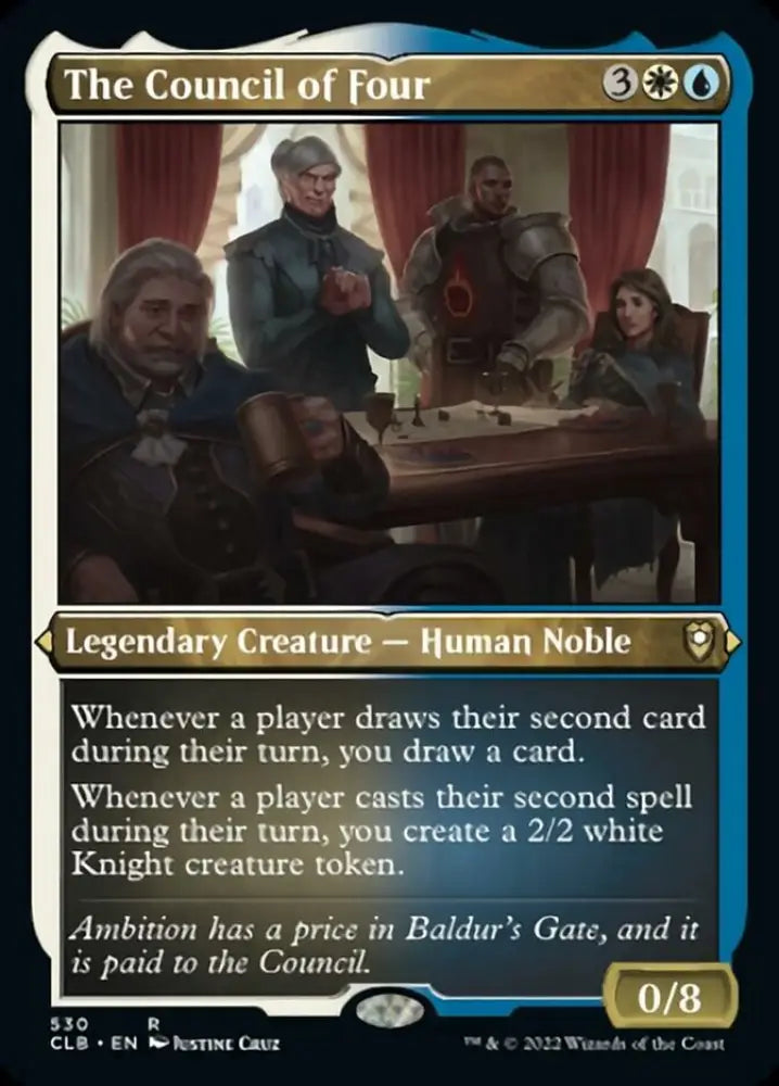 The Council of Four (Foil Etched) [Commander Legends: Battle for Baldur’s Gate] - MTG Single