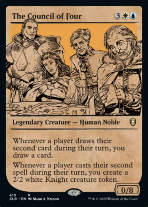 The Council of Four (Showcase) [Commander Legends: Battle for Baldur’s Gate] - MTG Single