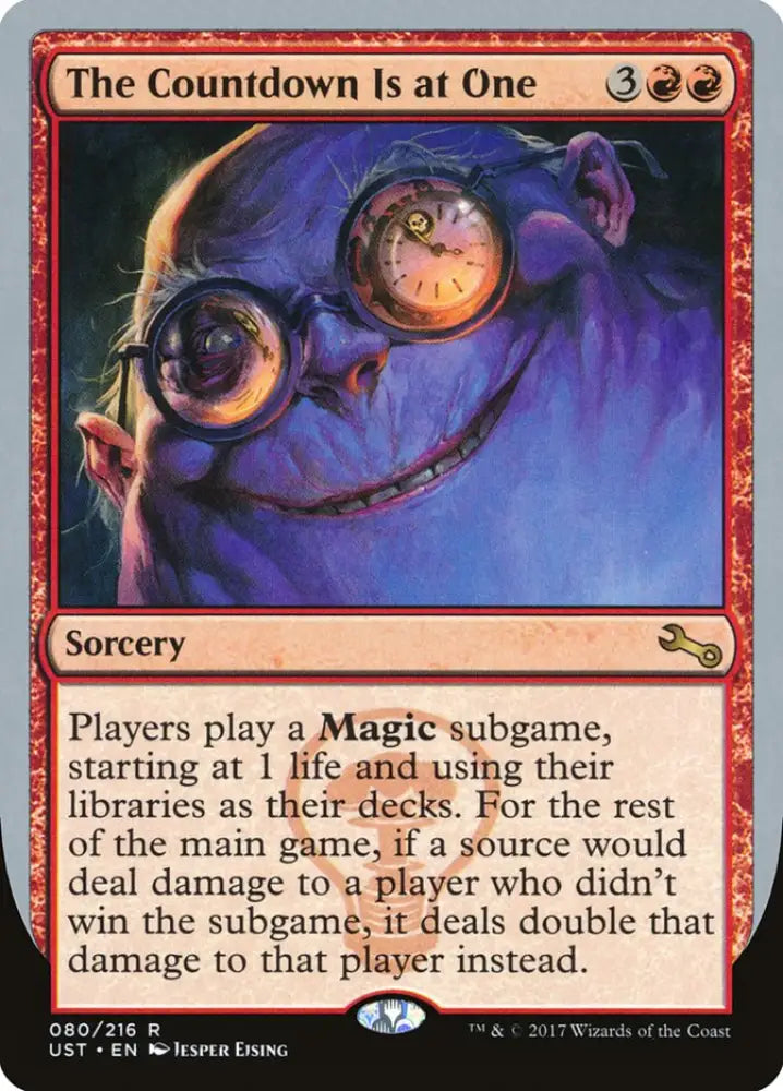 The Countdown Is at One [Unstable] - MTG Single