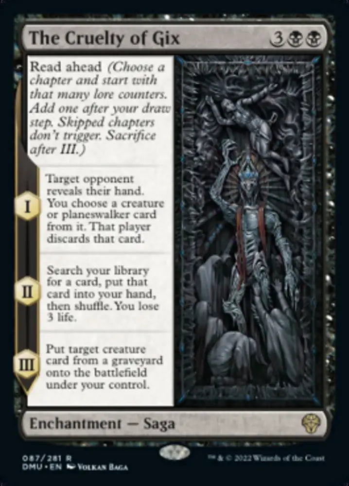 The Cruelty of Gix [Dominaria United] - MTG Single