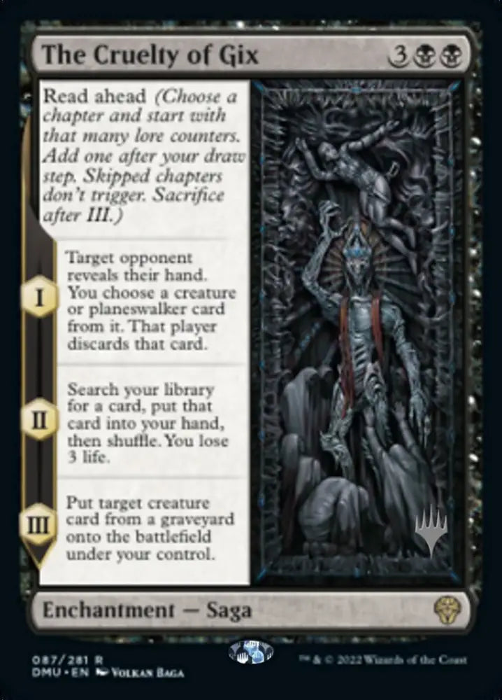 The Cruelty of Gix (Promo Pack) [Dominaria United Promos] - MTG Single