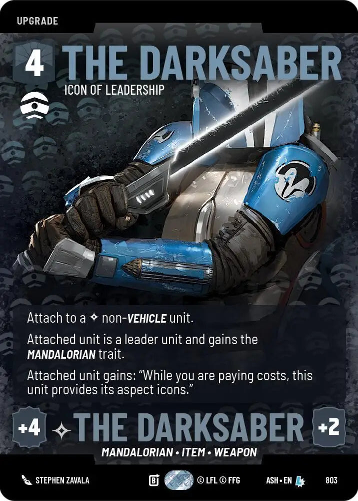 The Darksaber - Icon of Leadership (Prestige) (803) [Ashes of the Empire]